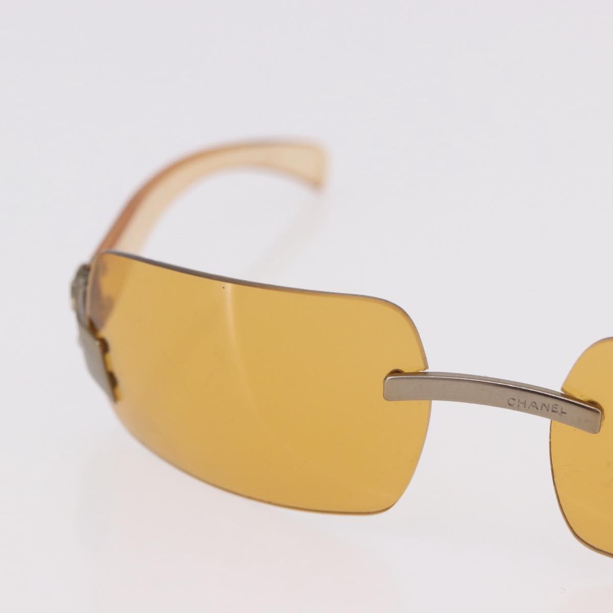 CHANEL Sunglasses plastic Brown CC Auth BA11608