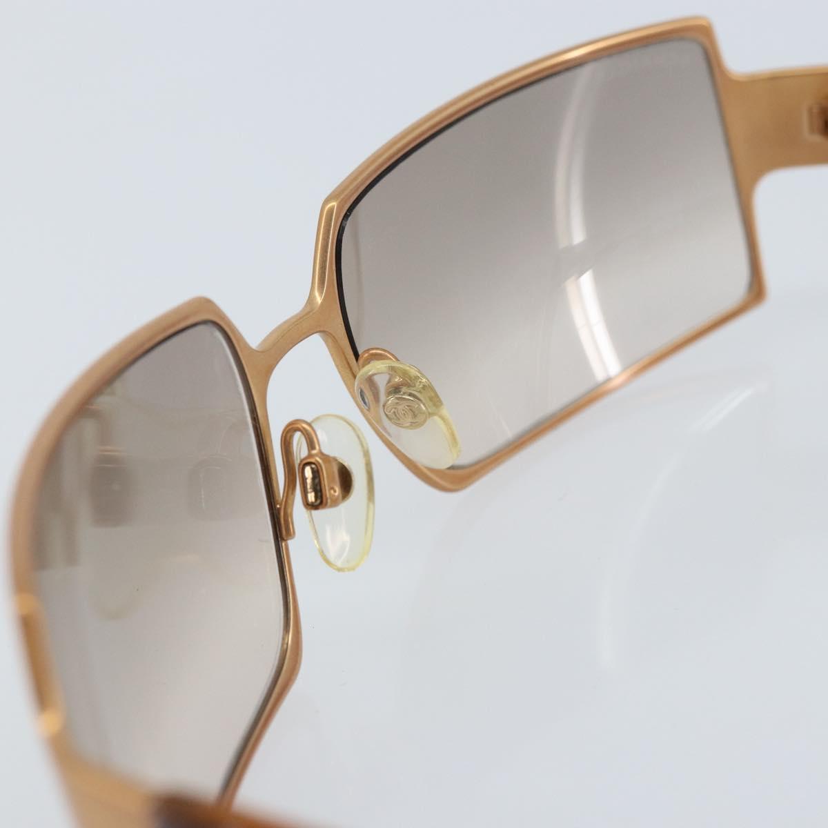 CHANEL Sunglasses plastic Brown CC Auth BA11609
