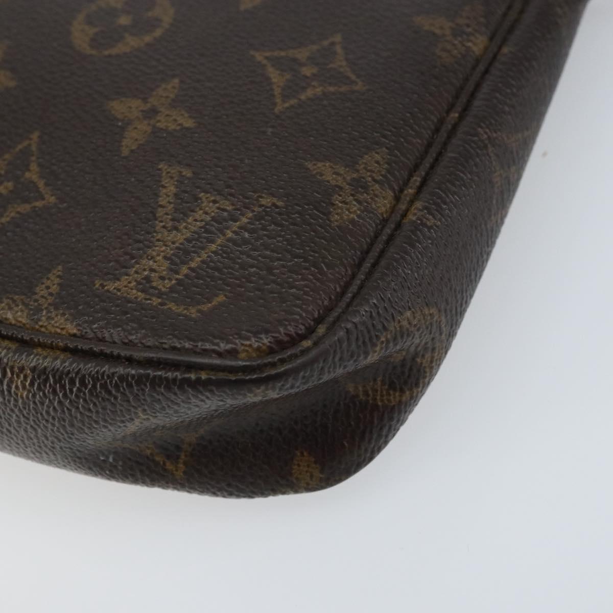 LOUIS VUITTON Monogram Pochette Accessoires Pouch M51980 LV Auth BA11611
