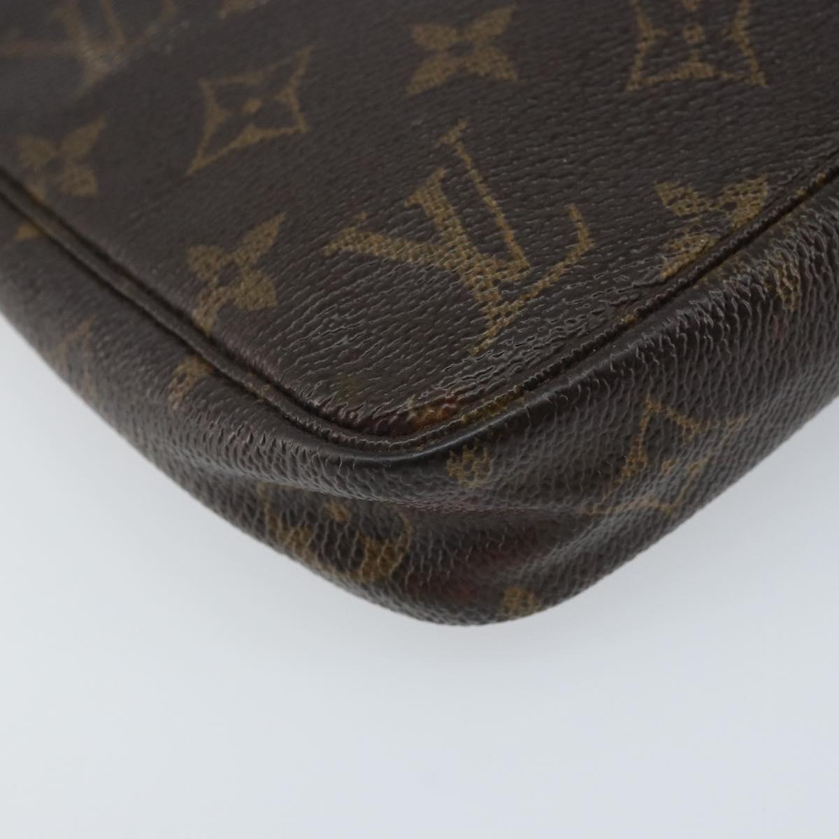 LOUIS VUITTON Monogram Pochette Accessoires Pouch M51980 LV Auth BA11611