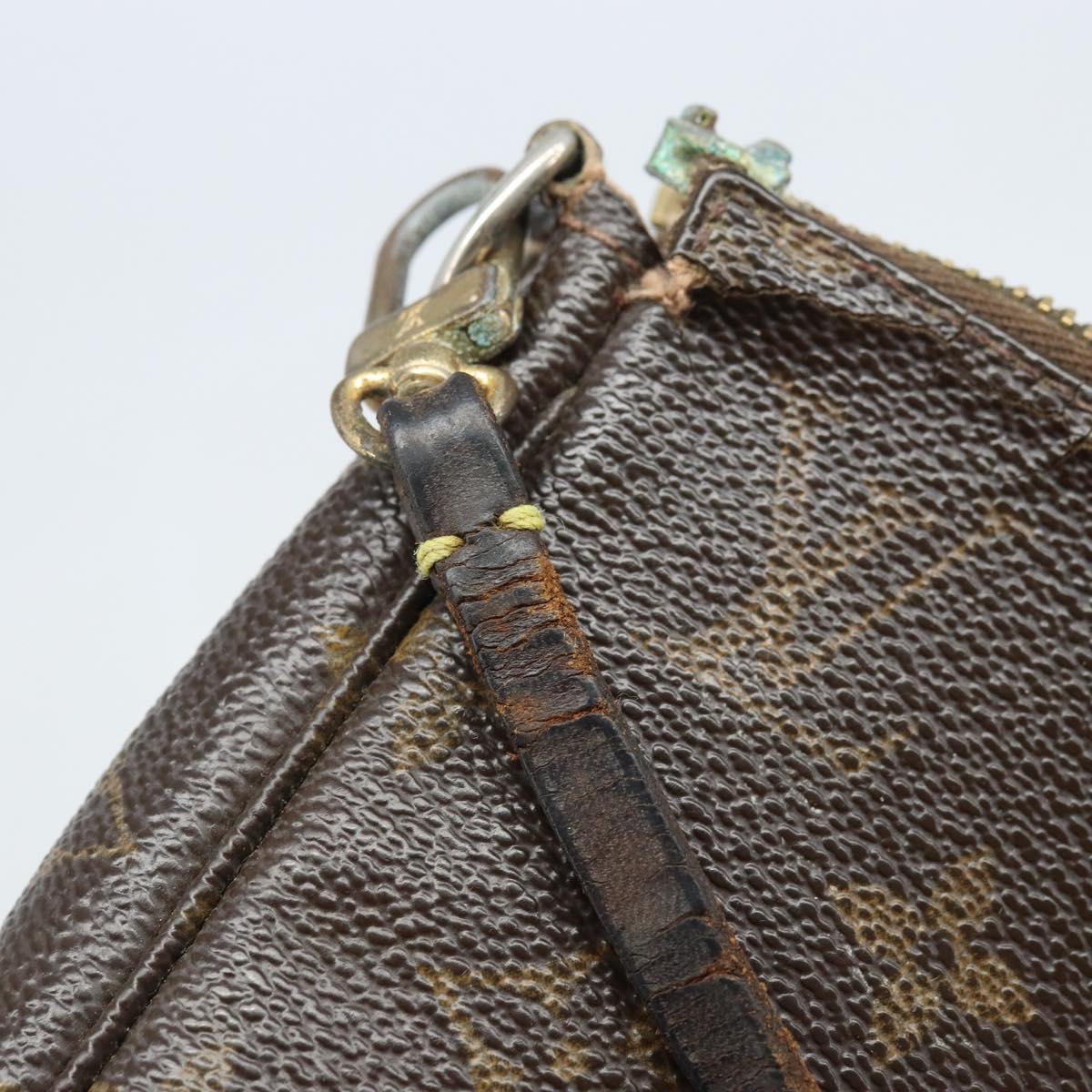LOUIS VUITTON Monogram Pochette Accessoires Pouch M51980 LV Auth BA11611