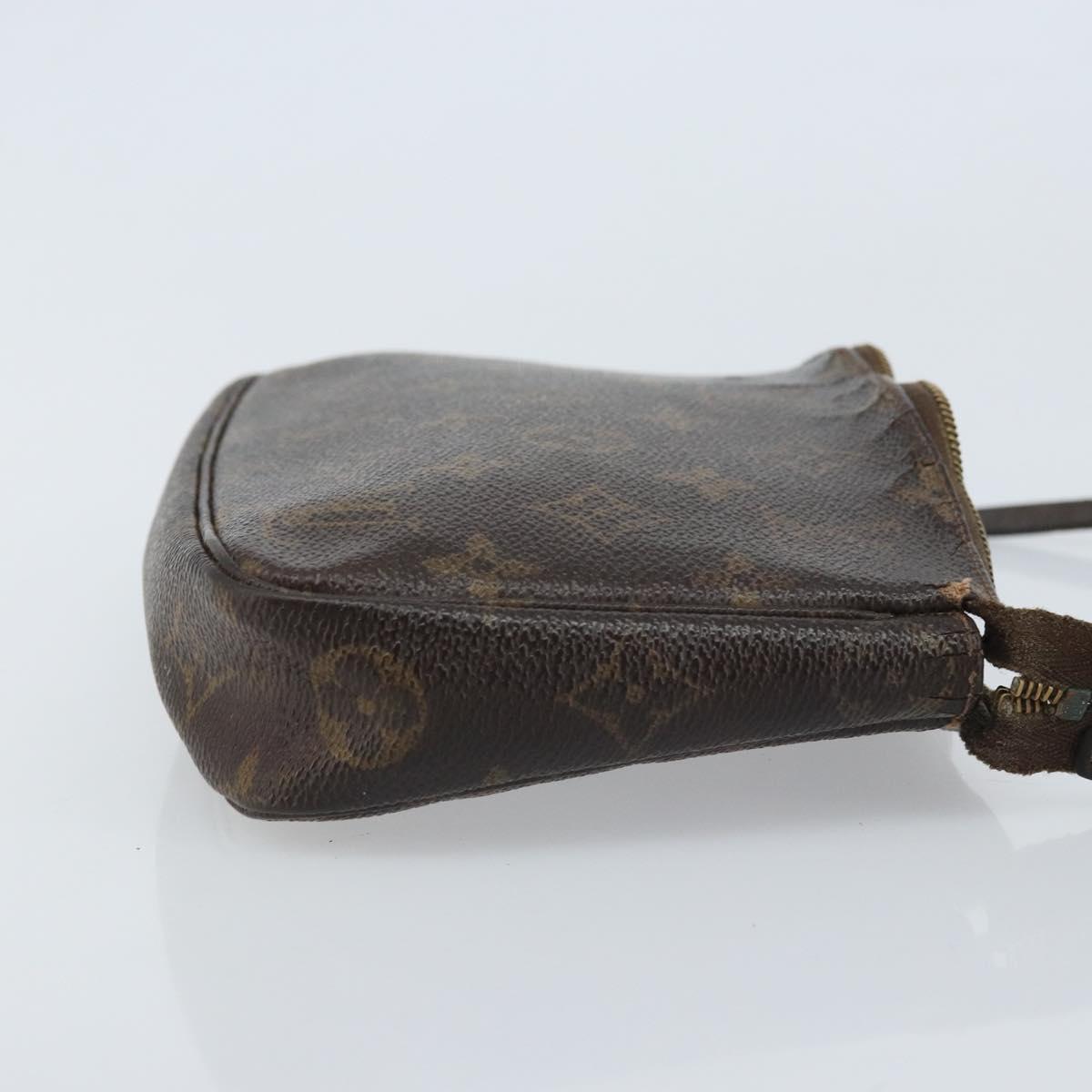 LOUIS VUITTON Monogram Pochette Accessoires Pouch M51980 LV Auth BA11611