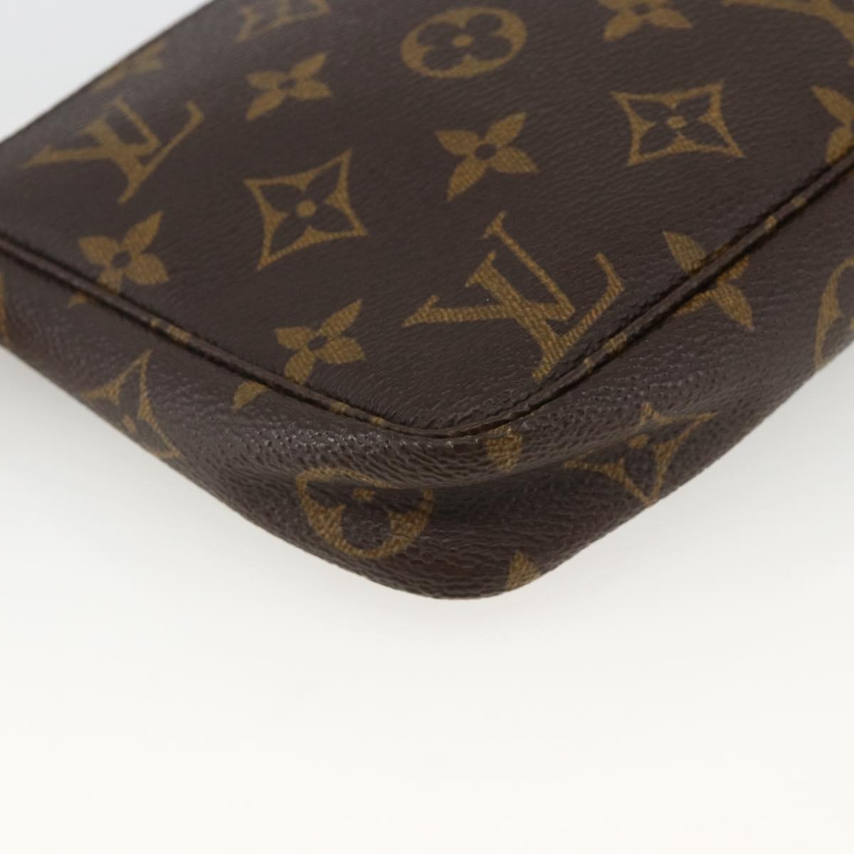LOUIS VUITTON Monogram Pochette Accessoires Pouch M51980 LV Auth BA11614