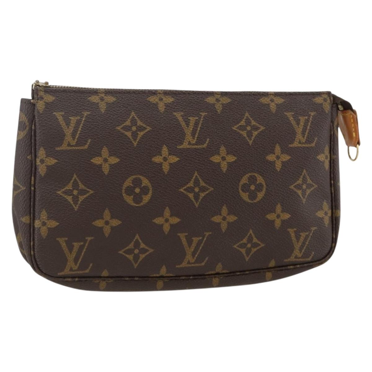 LOUIS VUITTON Monogram Pochette Accessoires Pouch M51980 LV Auth BA11614