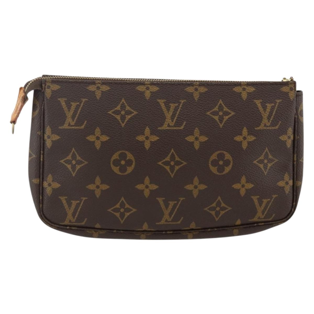 LOUIS VUITTON Monogram Pochette Accessoires Pouch M51980 LV Auth BA11614