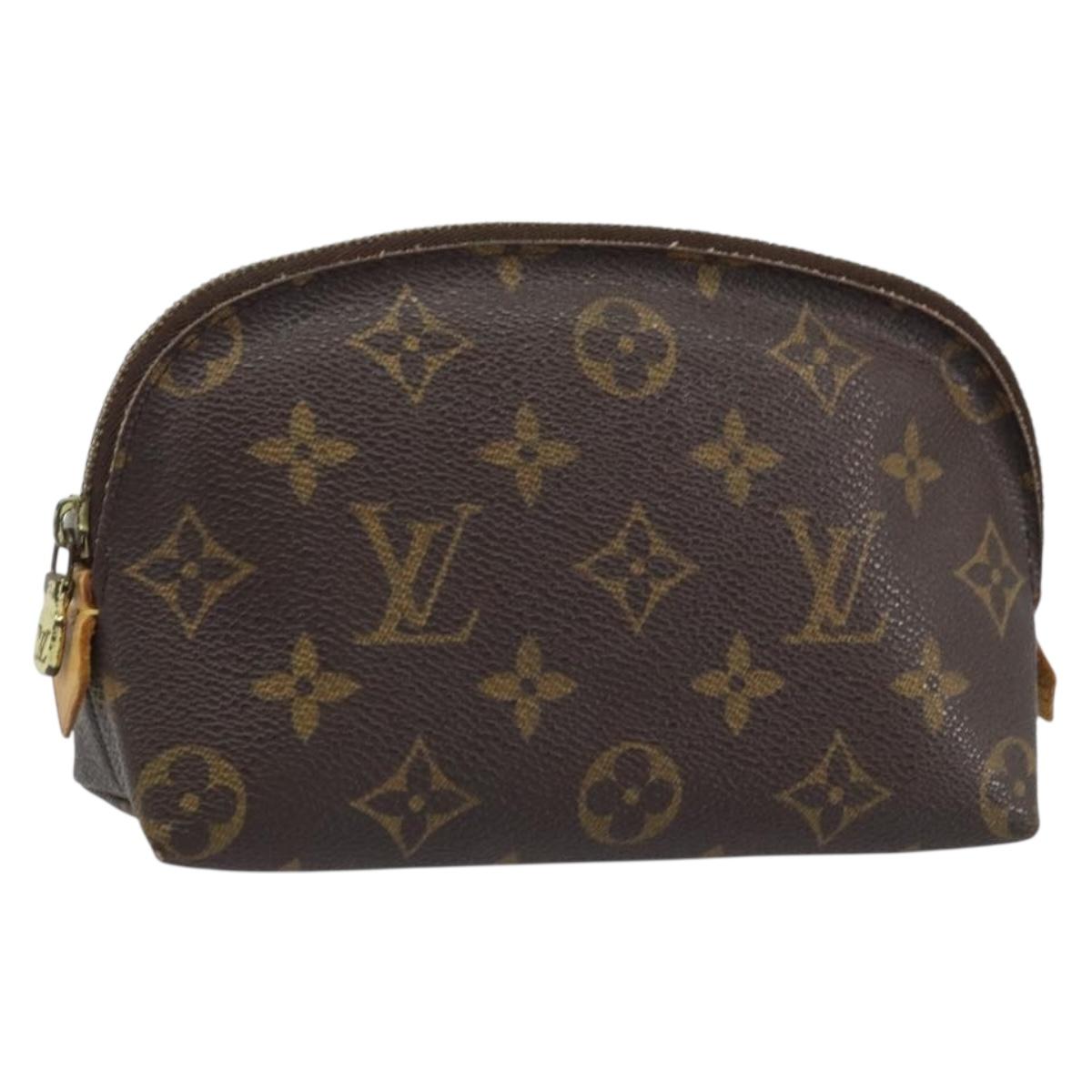 LOUIS VUITTON Monogram Pochette Cosmetic PM Pouch M43998 LV Auth BA11615