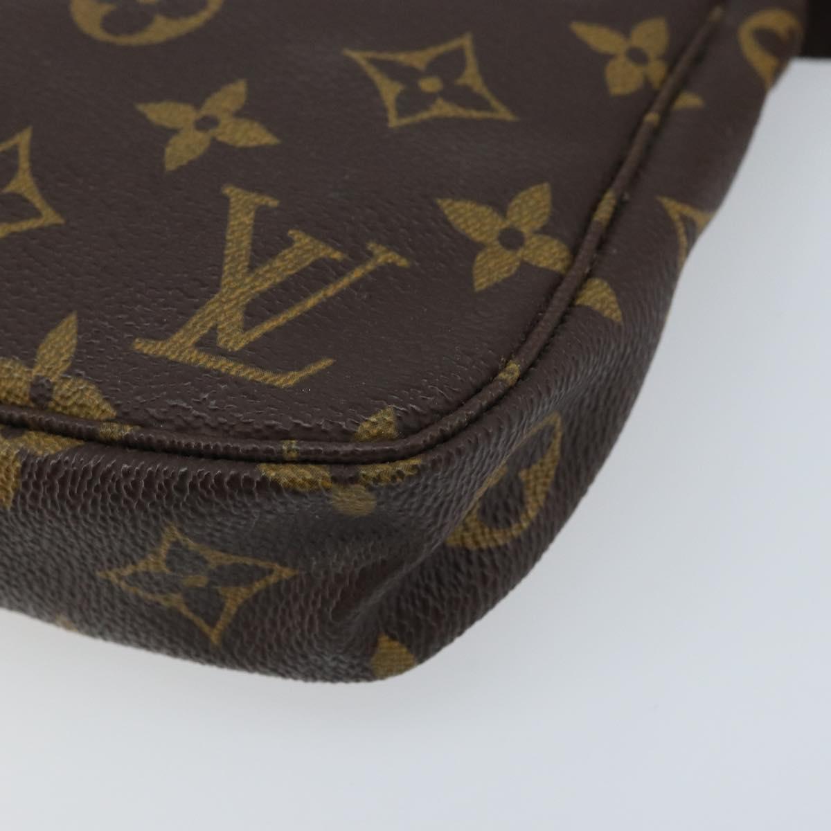 LOUIS VUITTON Monogram Pochette Accessoires Pouch M51980 LV Auth BA11619