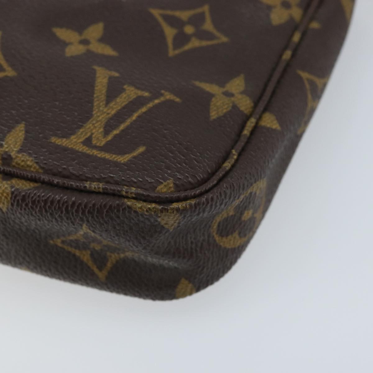 LOUIS VUITTON Monogram Pochette Accessoires Pouch M51980 LV Auth BA11619