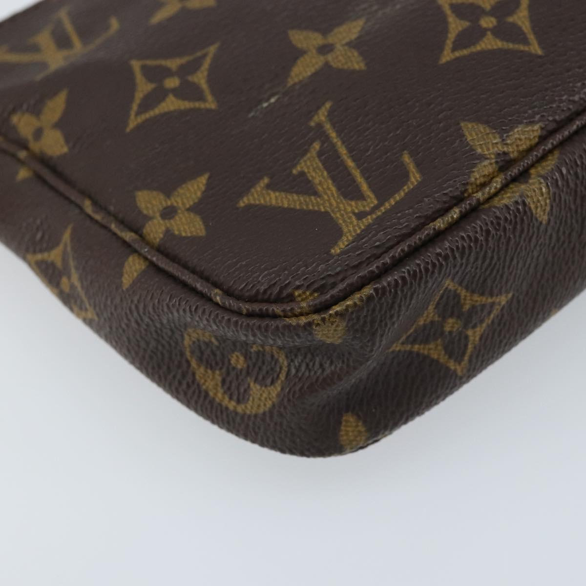 LOUIS VUITTON Monogram Pochette Accessoires Pouch M51980 LV Auth BA11619
