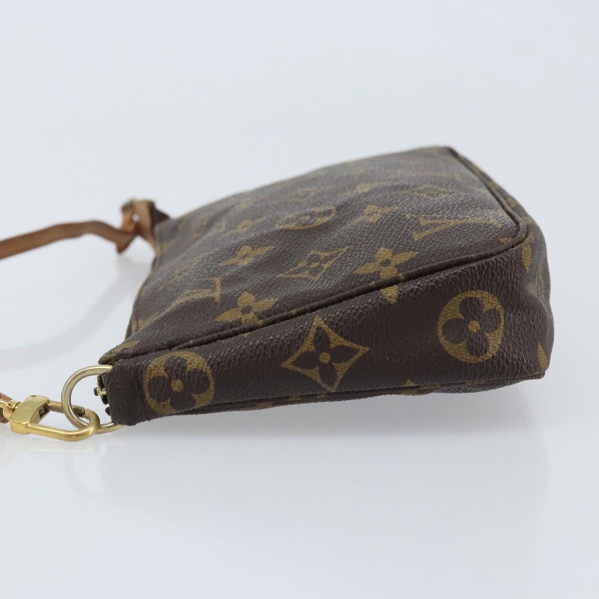LOUIS VUITTON Monogram Pochette Accessoires Pouch M51980 LV Auth BA11619