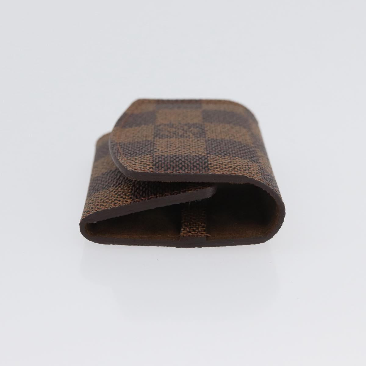 LOUIS VUITTON Damier Ebene Buton De Manchette Cuffs LV Auth BA11622