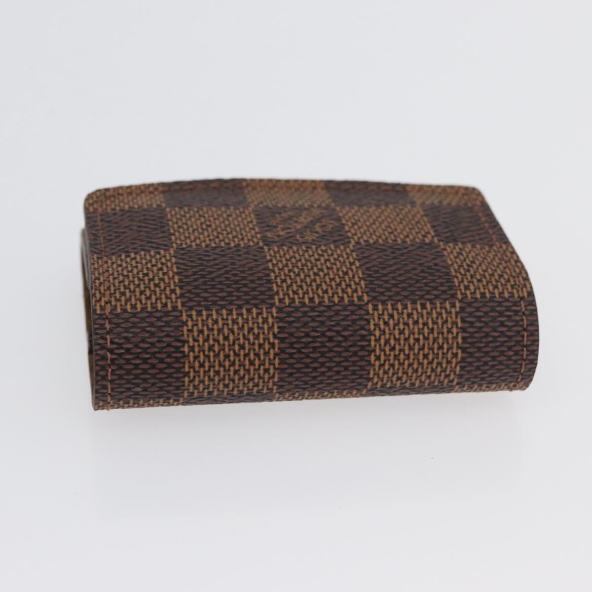 LOUIS VUITTON Damier Ebene Buton De Manchette Cuffs LV Auth BA11622