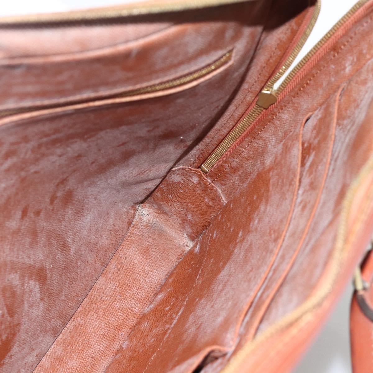 LOUIS VUITTON Epi Porte Documents Voyage Business Bag Brown M54478 Auth BA11658
