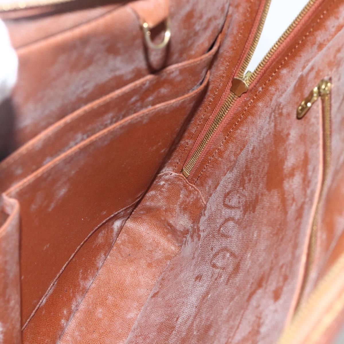 LOUIS VUITTON Epi Porte Documents Voyage Business Bag Brown M54478 Auth BA11658