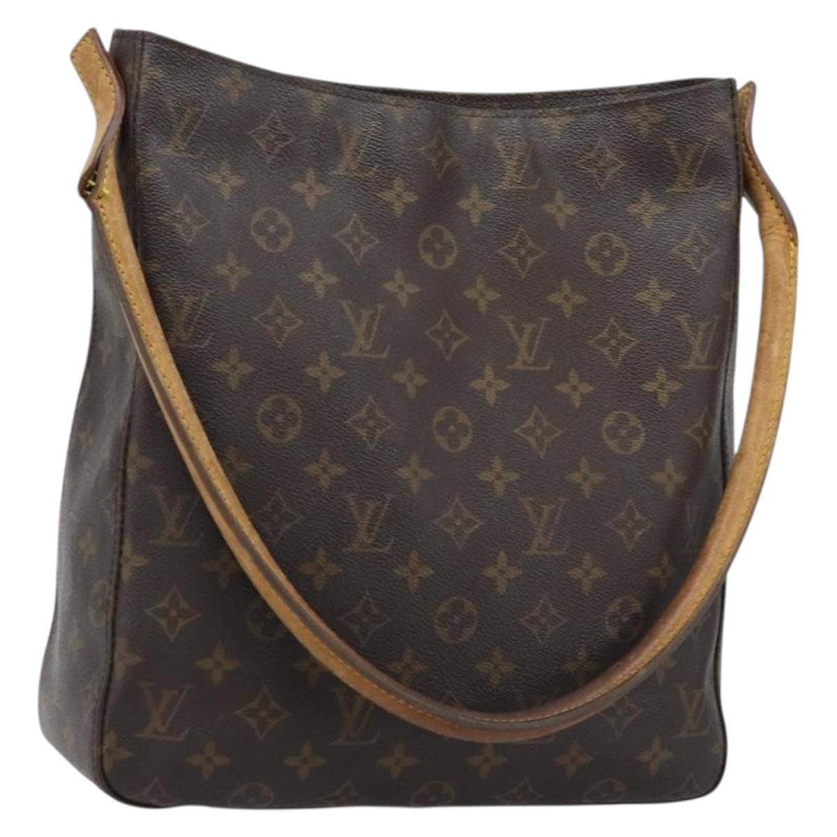 LOUIS VUITTON Monogram Looping GM Shoulder Bag M51145 LV Auth BA11661