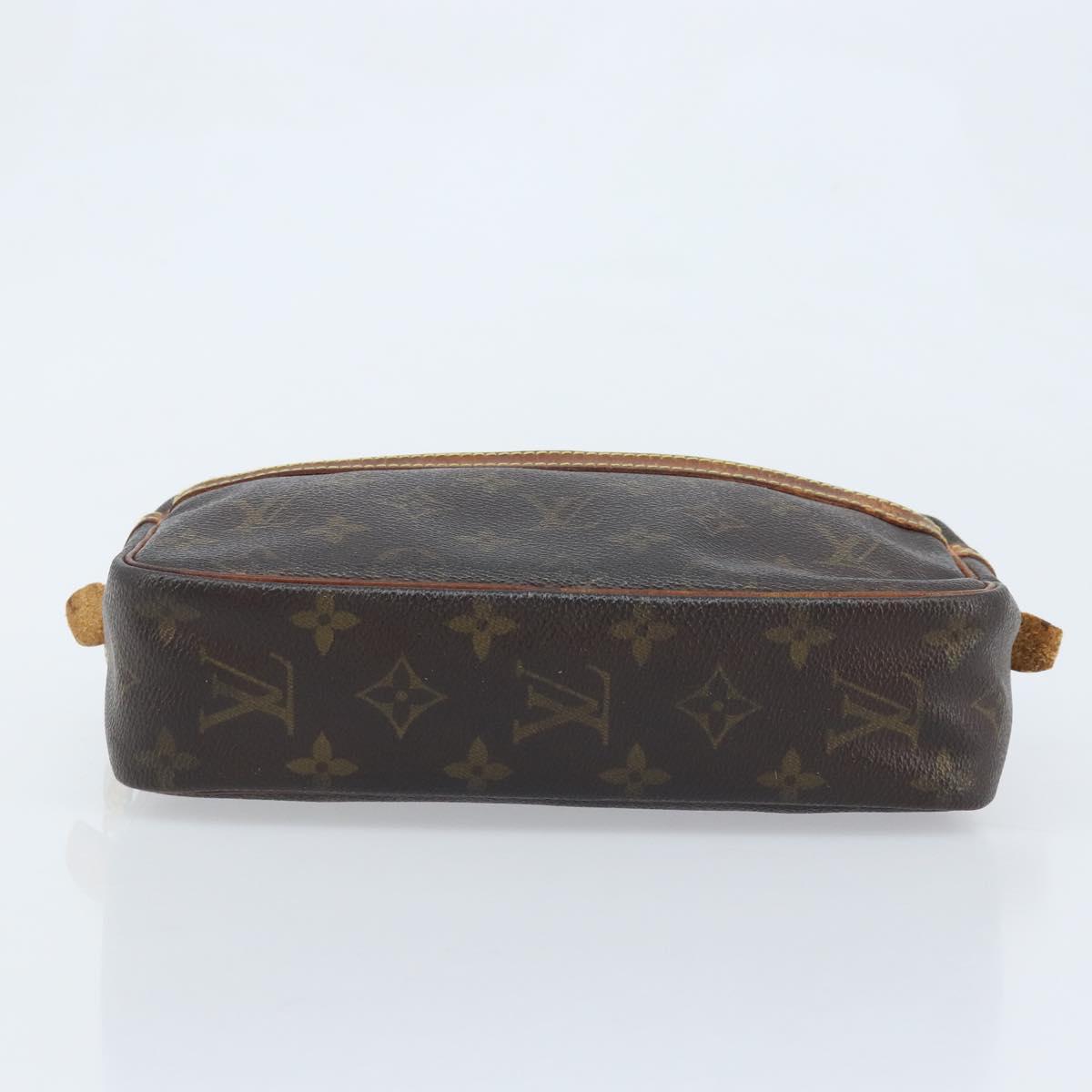 LOUIS VUITTON Monogram Compiegne 23 Clutch Bag M51847 LV Auth BA11663