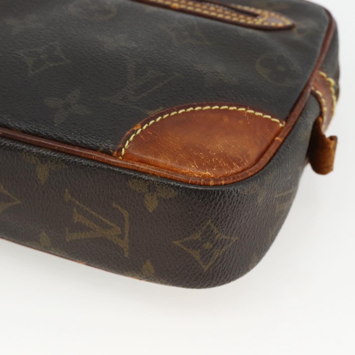 LOUIS VUITTON Monogram Marly Dragonne GM Clutch Bag M51825 LV Auth BA11672