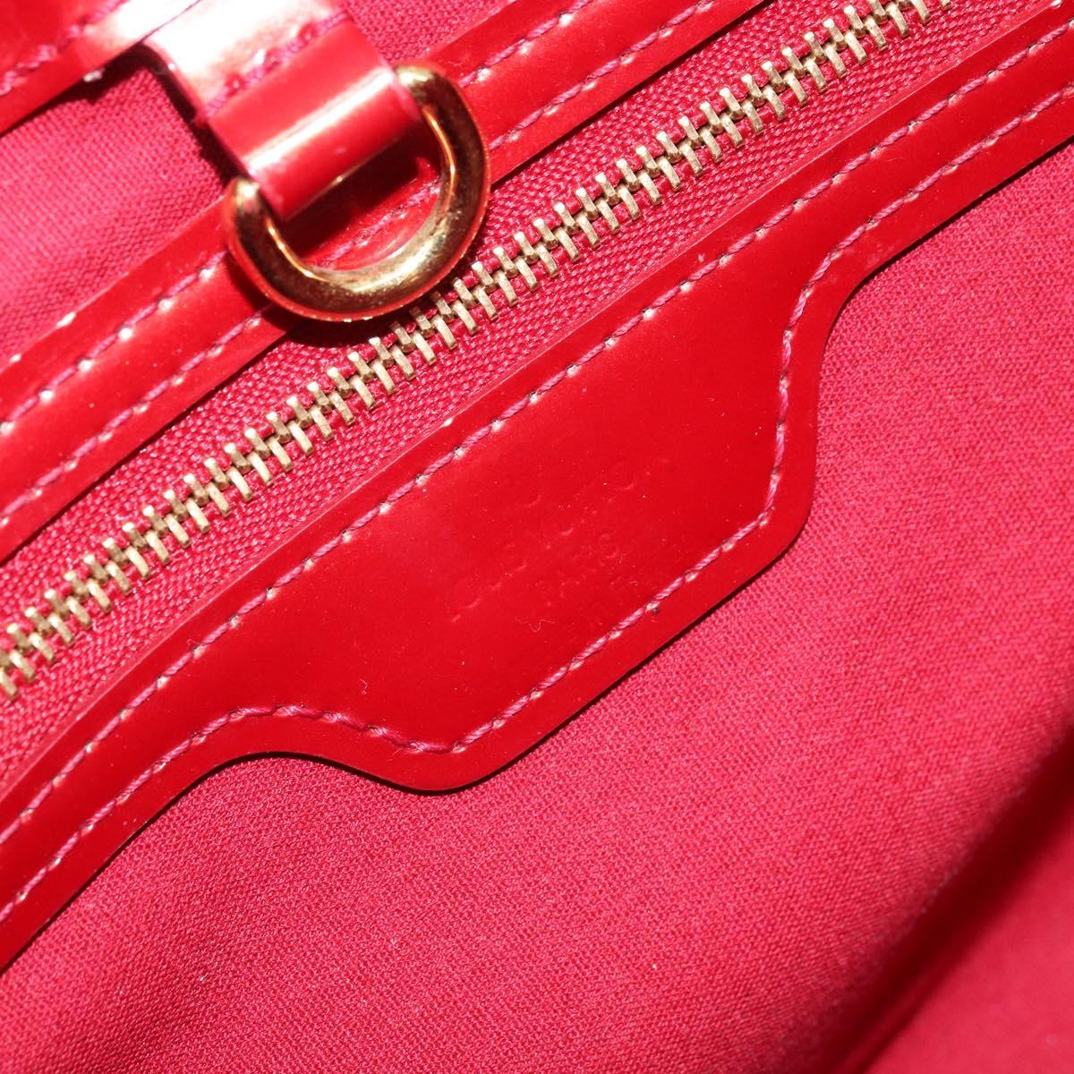 LOUIS VUITTON Monogram Vernis Wilshire PM Bag Pomme D'amour M93642 Auth BA11677