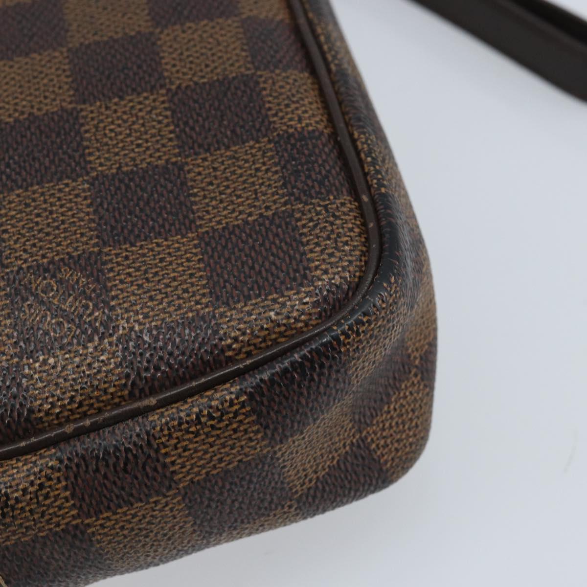 LOUIS VUITTON Damier Ebene Pochette Billets Macau Clutch Bag N61739 Auth BA11690