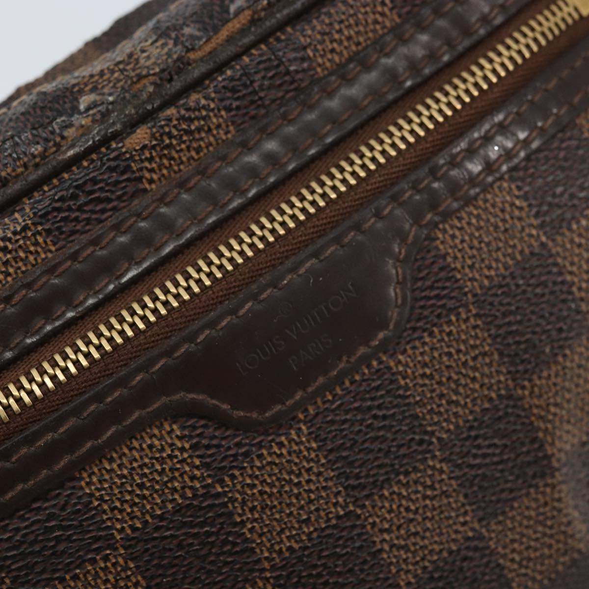 LOUIS VUITTON Damier Ebene Pochette Billets Macau Clutch Bag N61739 Auth BA11690