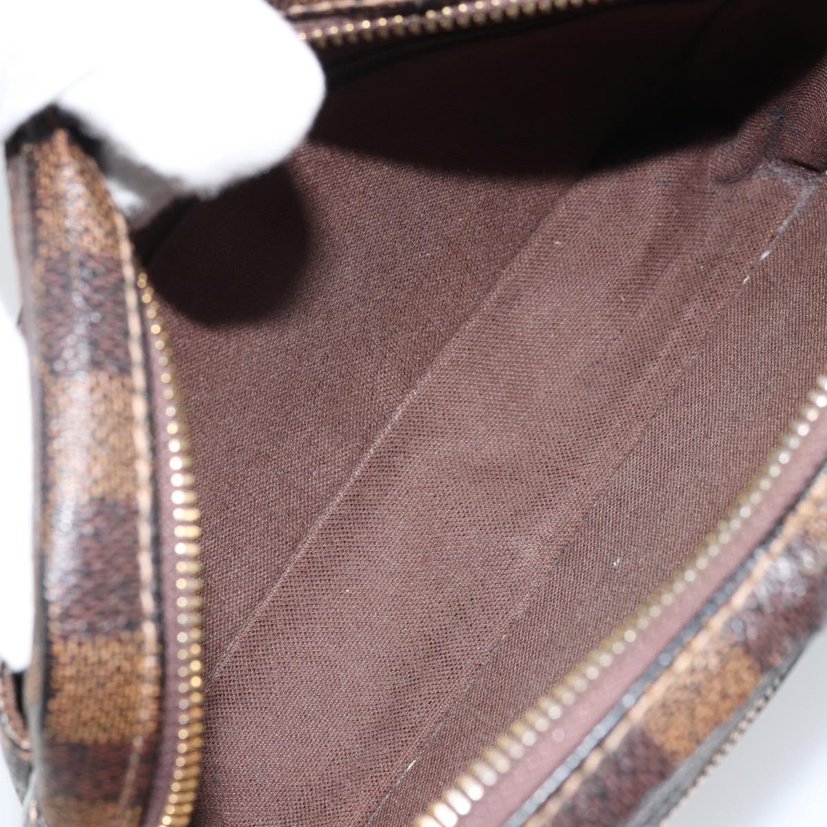 LOUIS VUITTON Damier Ebene Pochette Billets Macau Clutch Bag N61739 Auth BA11690