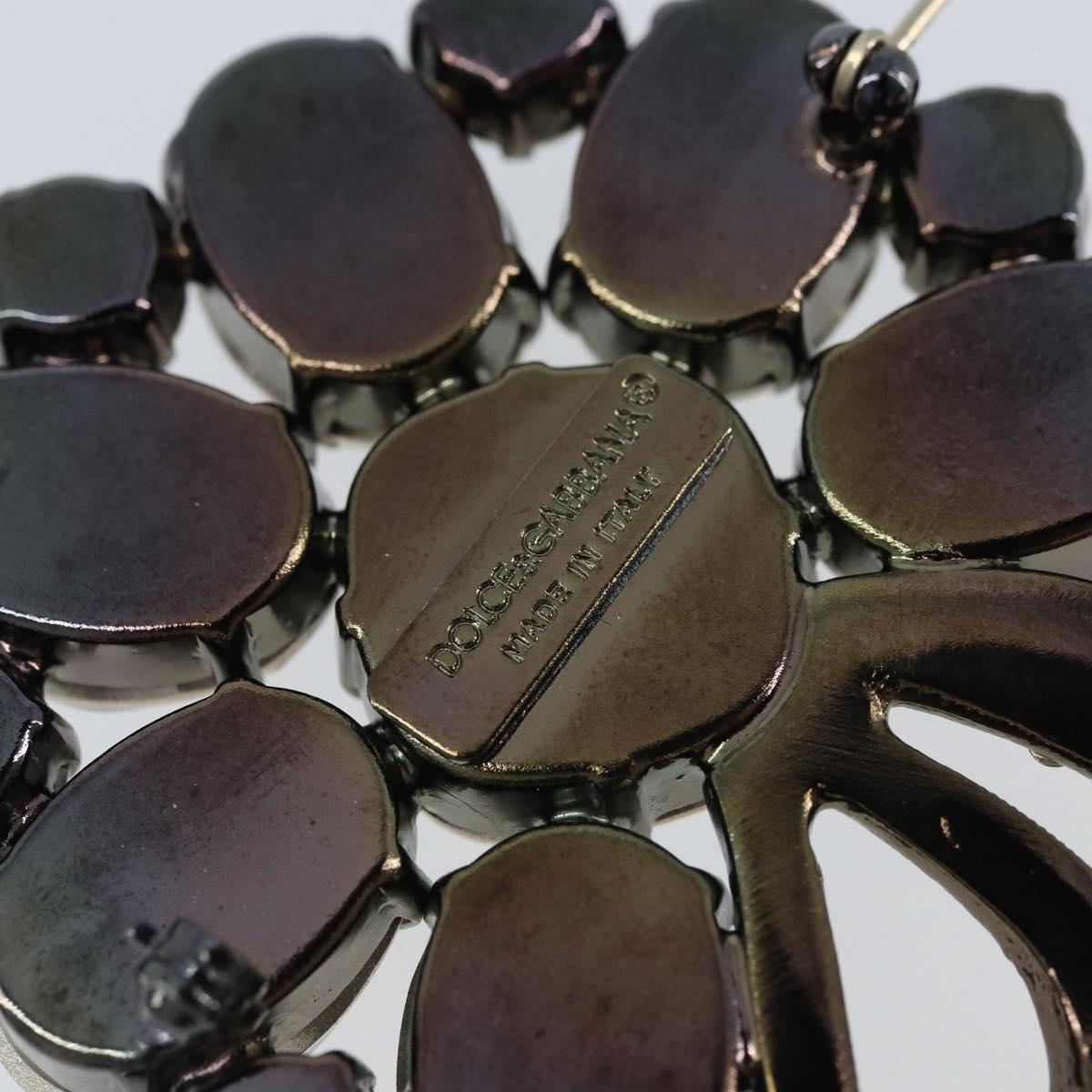 DOLCE&GABBANA Brooch metal Silver Auth BA11700