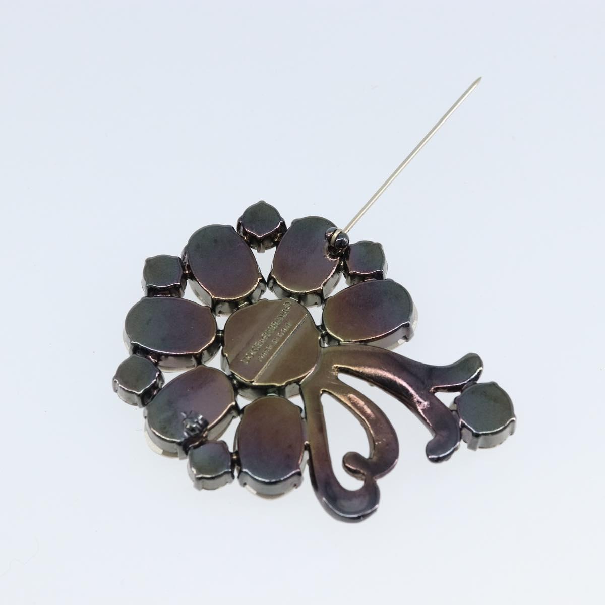 DOLCE&GABBANA Brooch metal Silver Auth BA11700