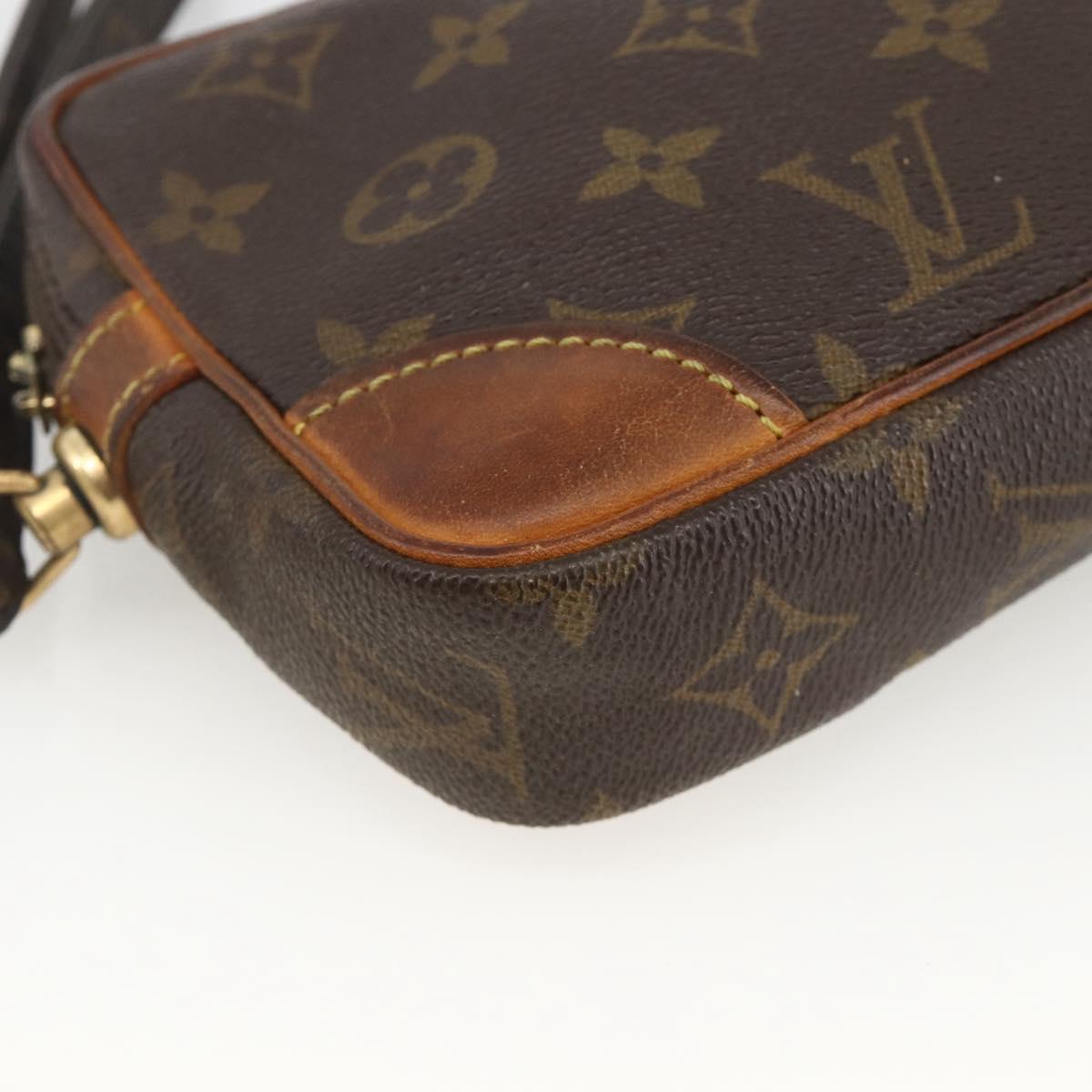 LOUIS VUITTON Monogram Marly Dragonne PM Clutch Bag M51827 LV Auth BA11704