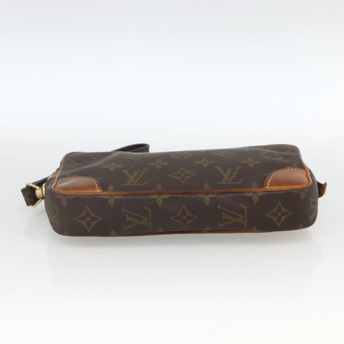 LOUIS VUITTON Monogram Marly Dragonne PM Clutch Bag M51827 LV Auth BA11704