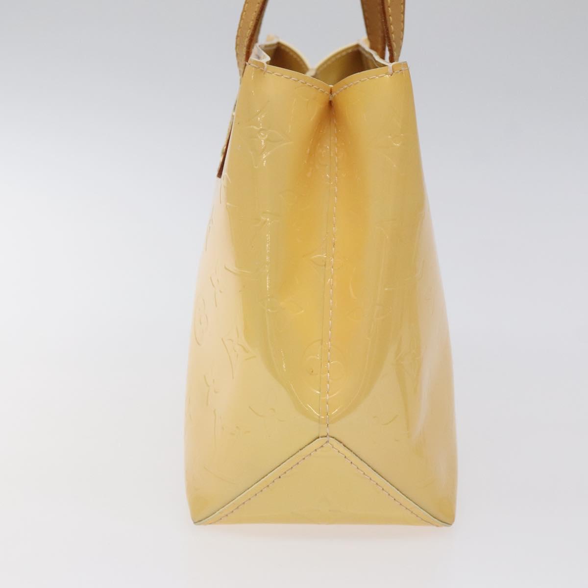 LOUIS VUITTON Monogram Vernis Reade PM Bag Marshmallow Pink M91306 Auth BA1171