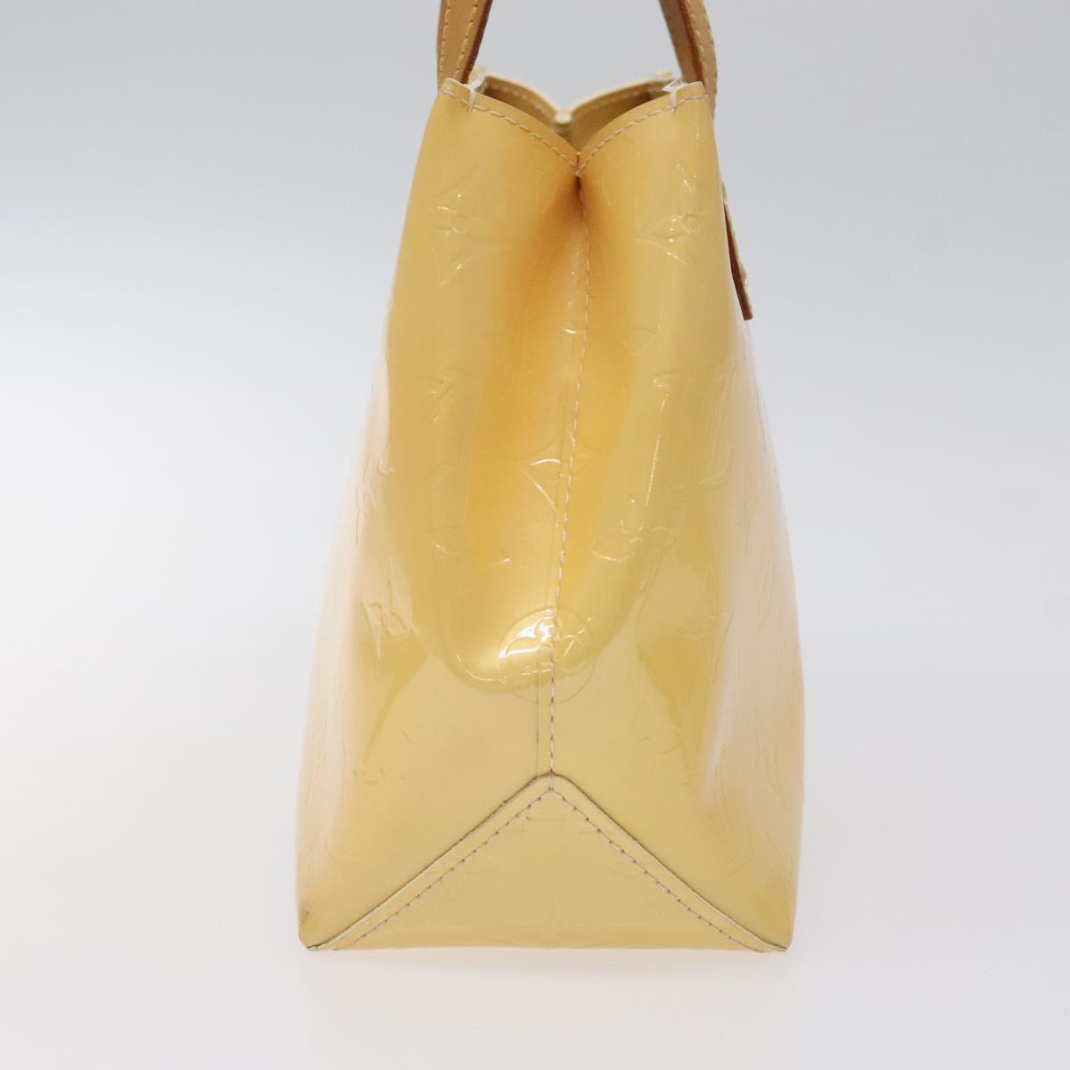 LOUIS VUITTON Monogram Vernis Reade PM Bag Marshmallow Pink M91306 Auth BA1171