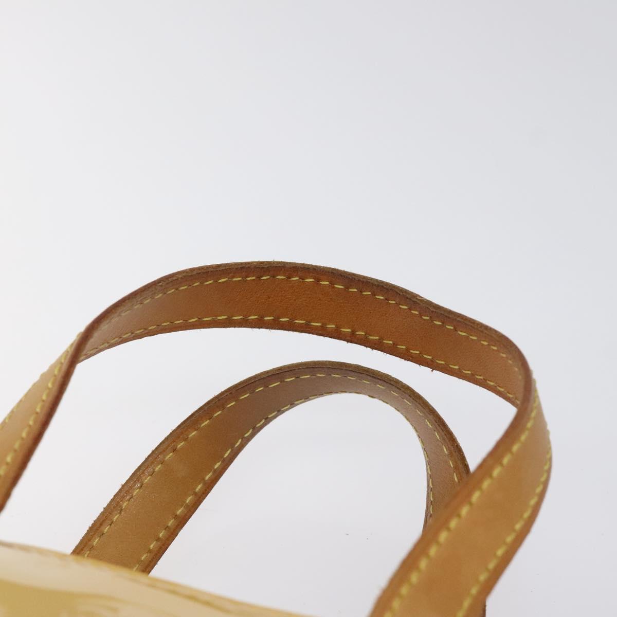 LOUIS VUITTON Monogram Vernis Reade PM Bag Marshmallow Pink M91306 Auth BA1171