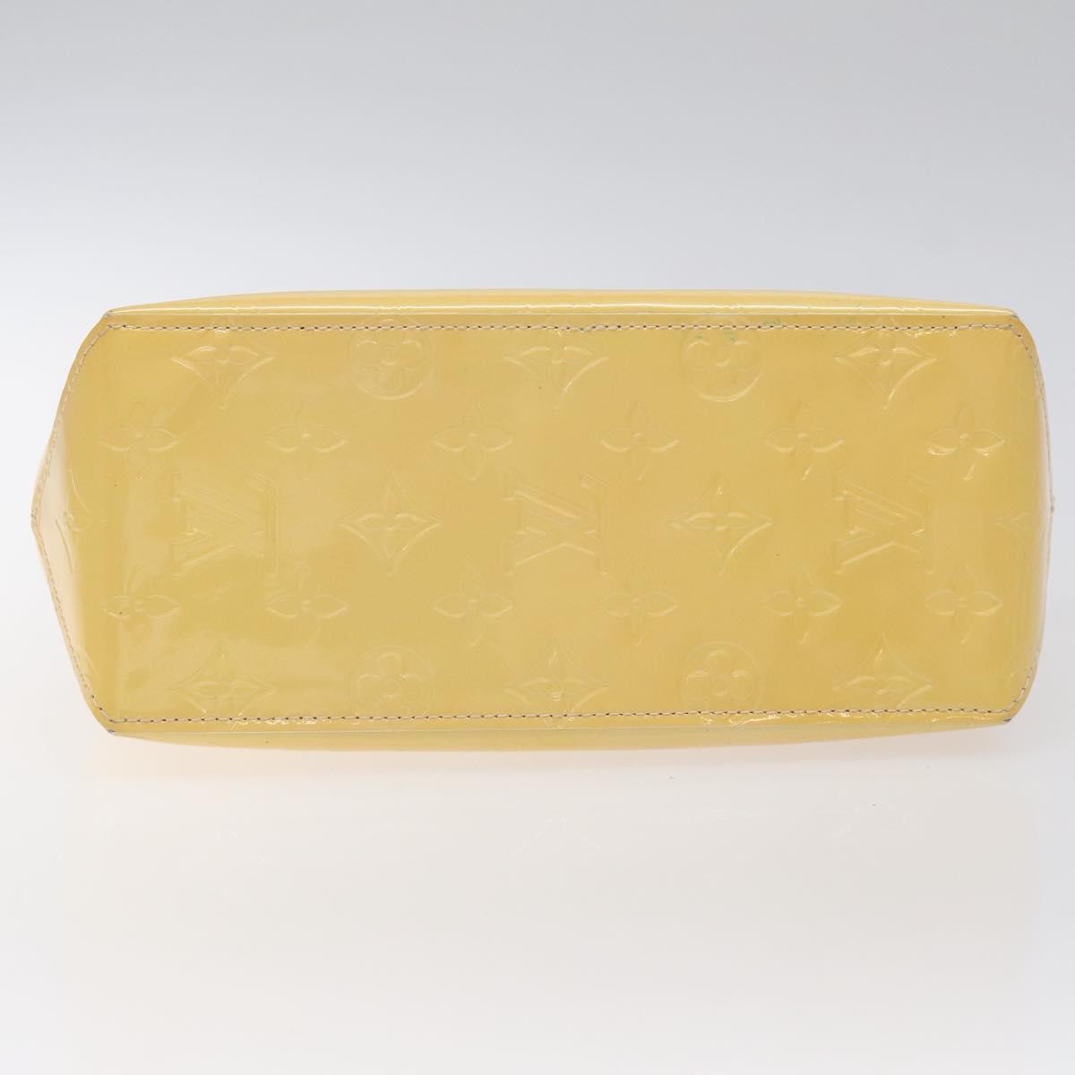 LOUIS VUITTON Monogram Vernis Reade PM Bag Marshmallow Pink M91306 Auth BA1171