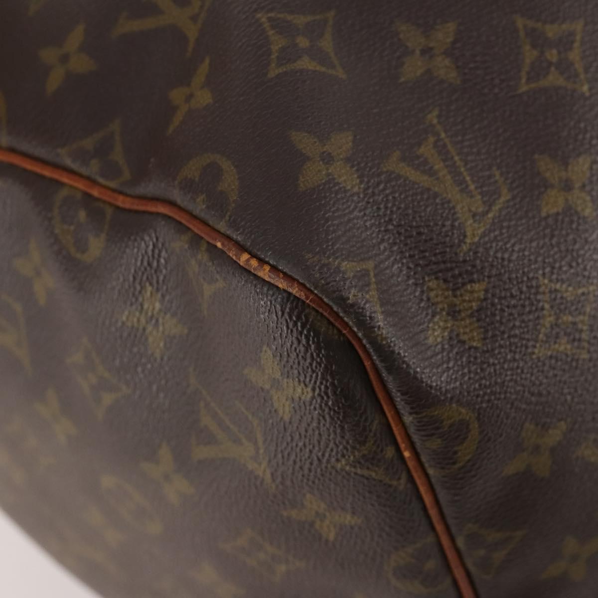 LOUIS VUITTON Monogram Keepall 55 Boston Bag M41424 LV Auth BA11712