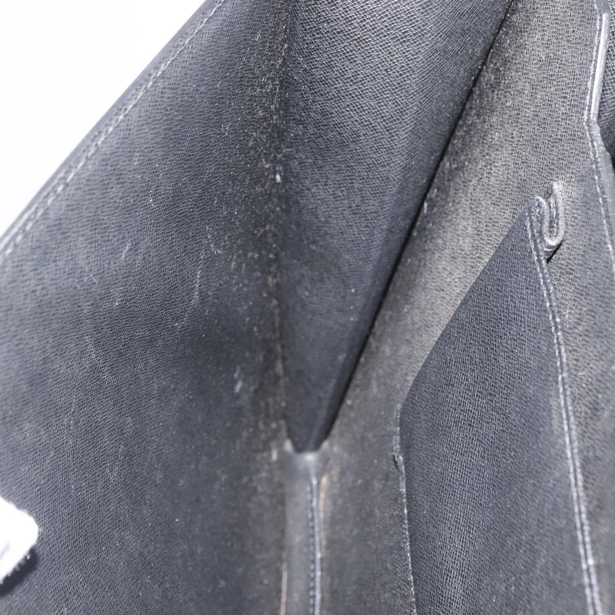 LOUIS VUITTON Epi Serviette Conseiller Business Bag Black M54422 LV Auth BA11719