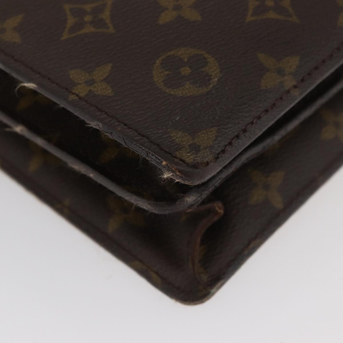 LOUIS VUITTON Monogram Serviette Conseiller Briefcase M53331 LV Auth BA11721