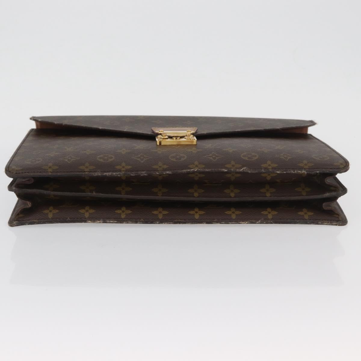 LOUIS VUITTON Monogram Serviette Conseiller Briefcase M53331 LV Auth BA11721