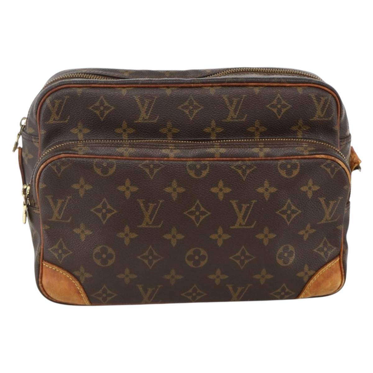 LOUIS VUITTON Monogram Nile Shoulder Bag M45244 LV Auth BA11741