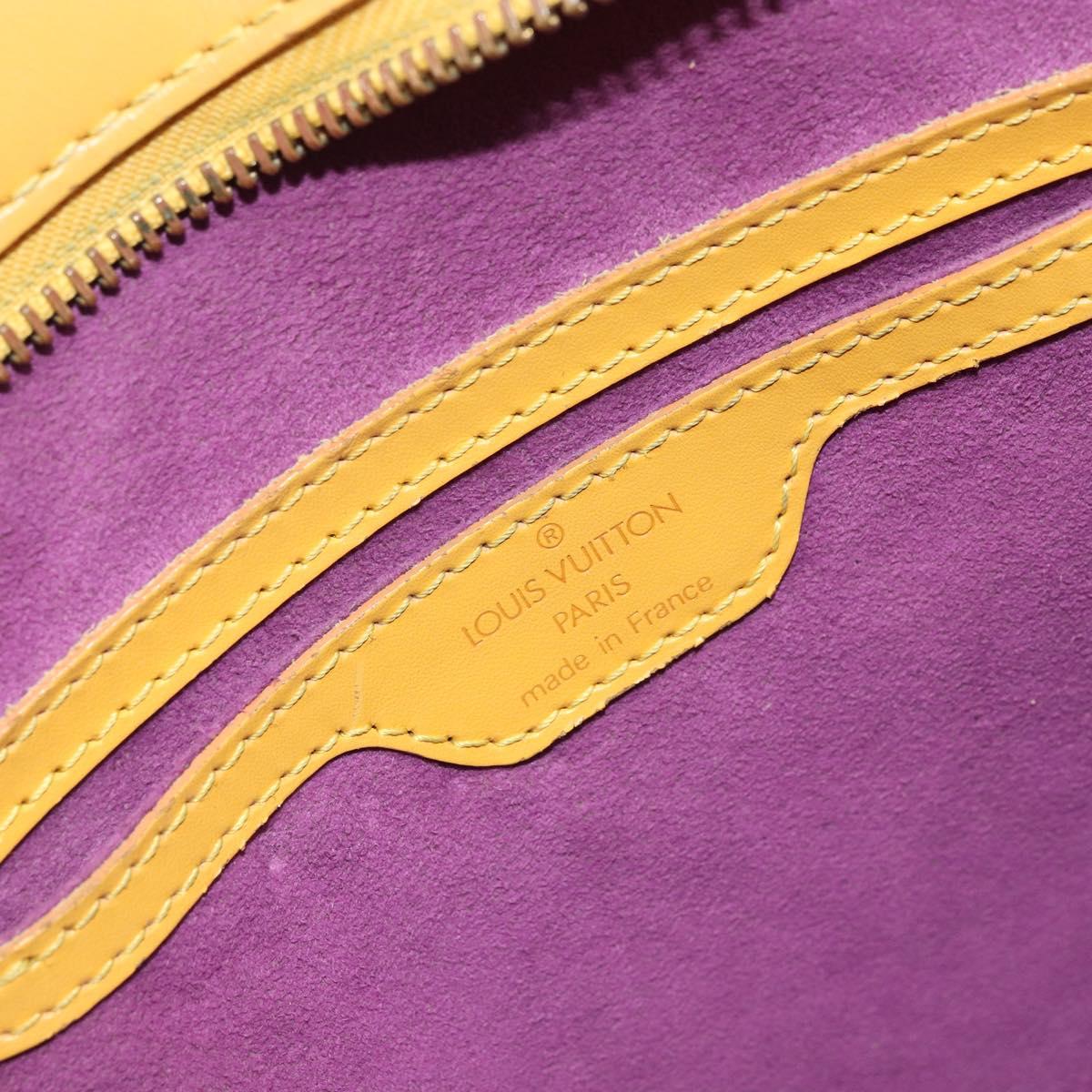 LOUIS VUITTON Epi Saint Jacques Shoulder Bag Yellow M52269 LV Auth BA11747