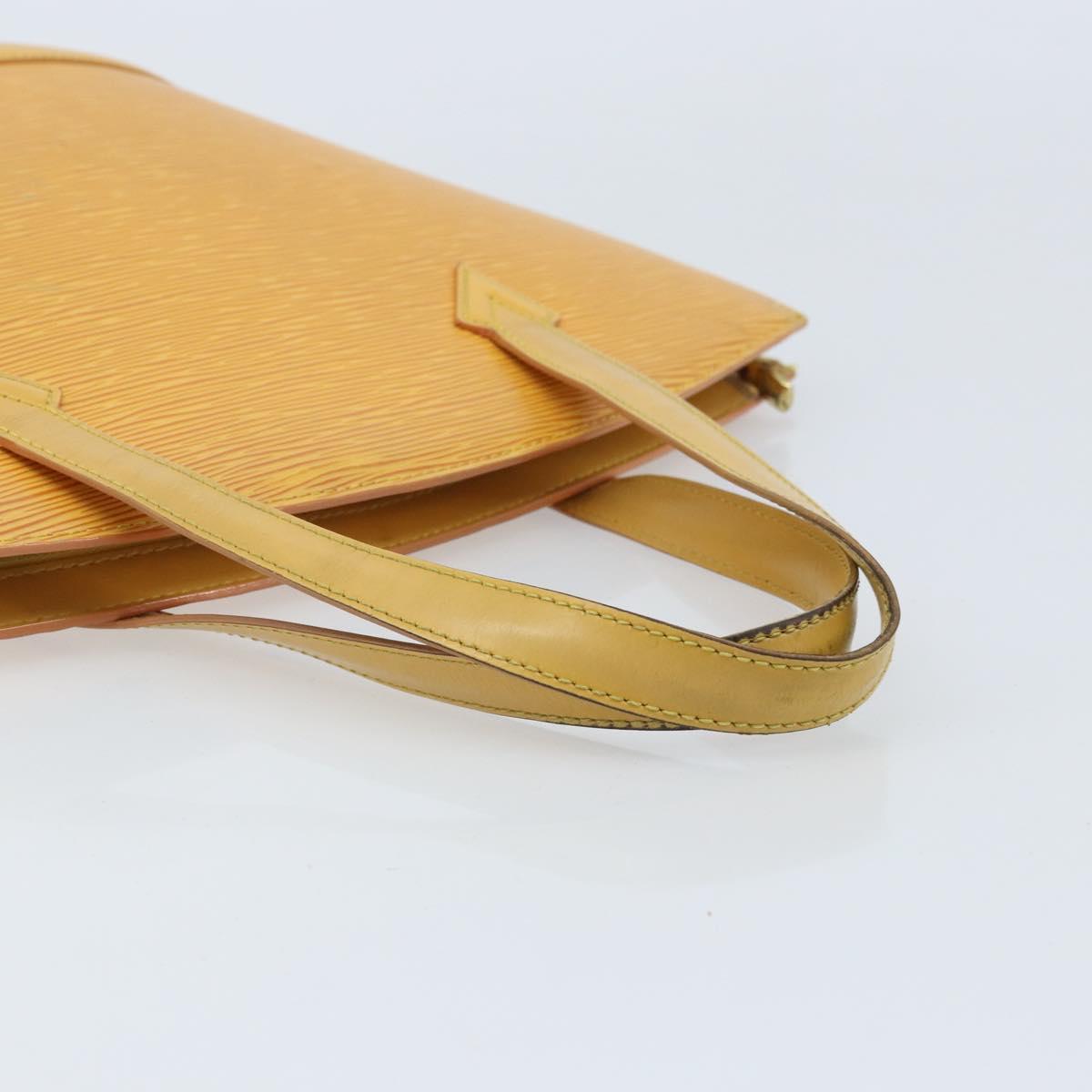 LOUIS VUITTON Epi Saint Jacques Shoulder Bag Yellow M52269 LV Auth BA11747