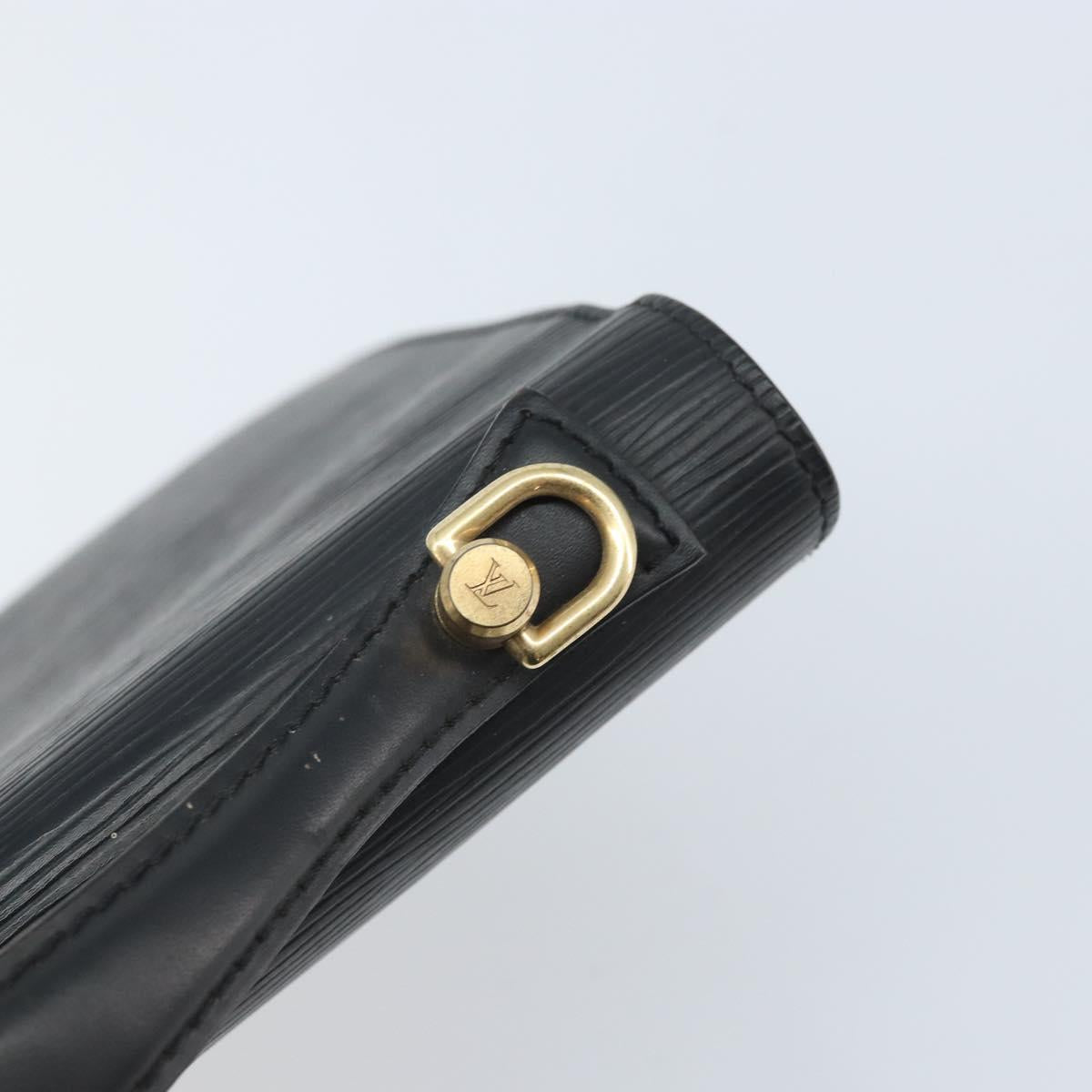 LOUIS VUITTON Epi Monceau 28 Hand Bag Black M52122 LV Auth BA11749