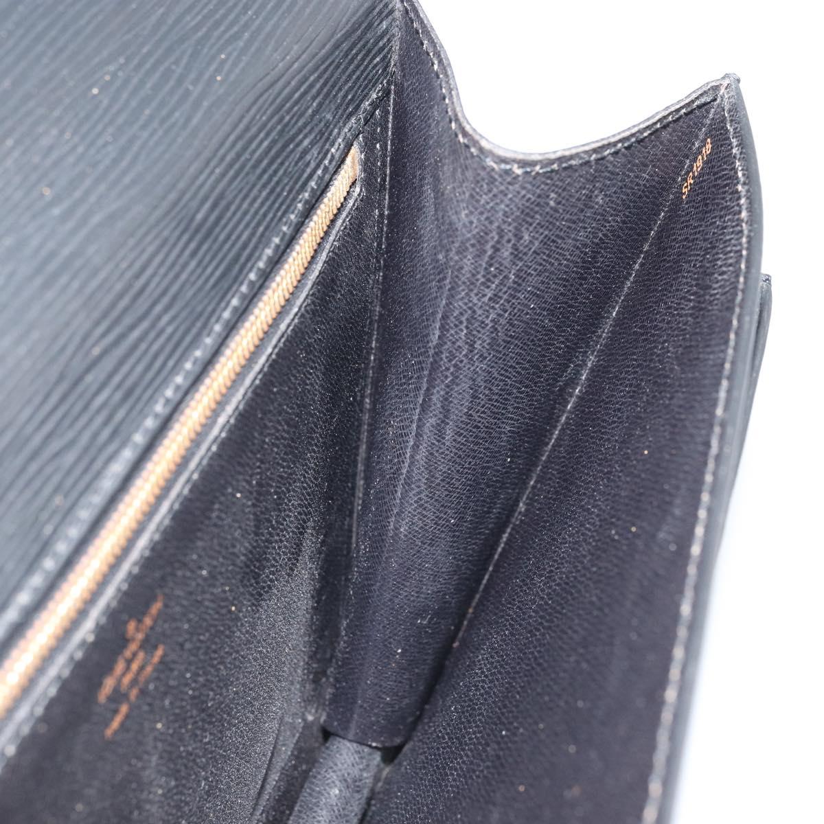 LOUIS VUITTON Epi Monceau 28 Hand Bag Black M52122 LV Auth BA11749
