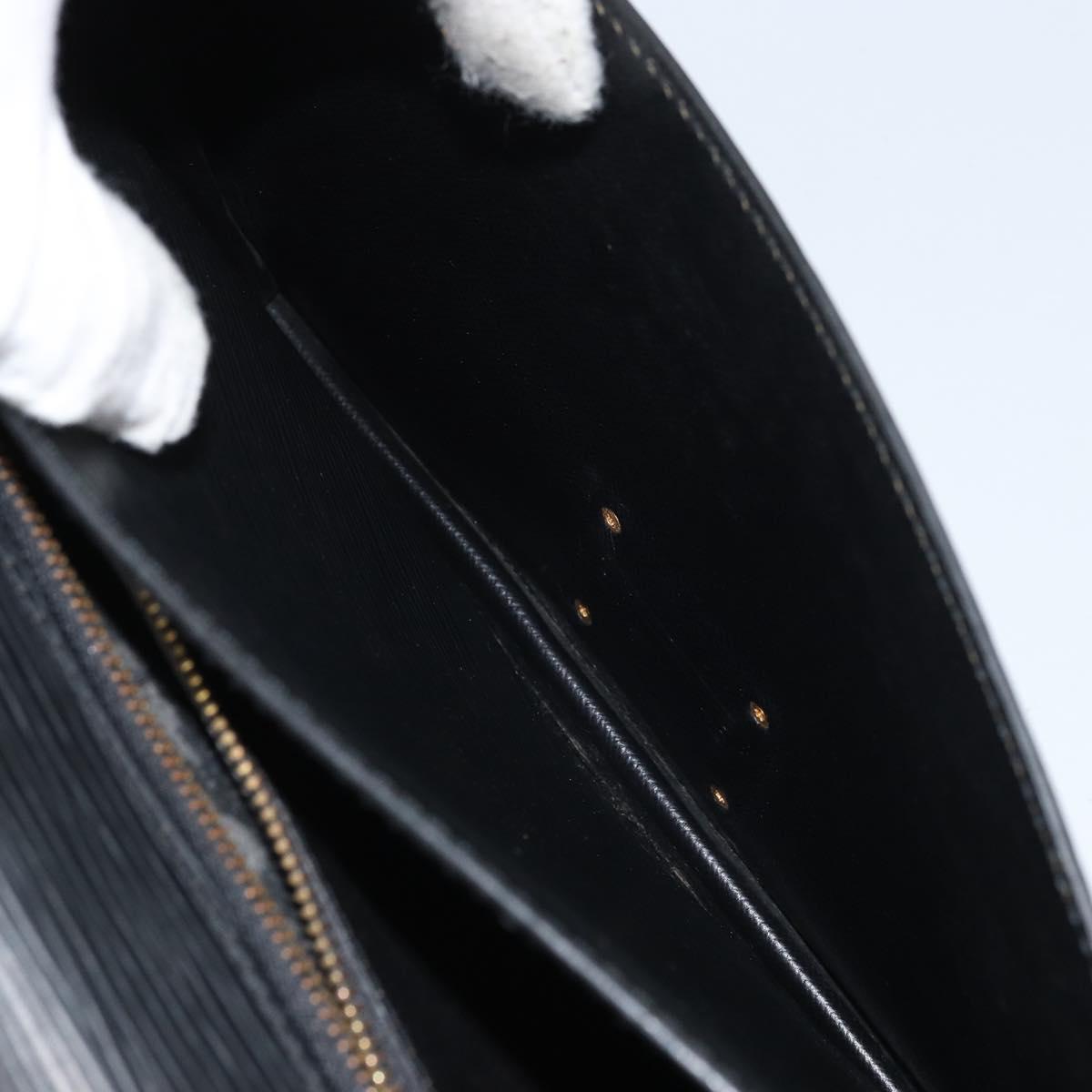 LOUIS VUITTON Epi Monceau 28 Hand Bag Black M52122 LV Auth BA11749