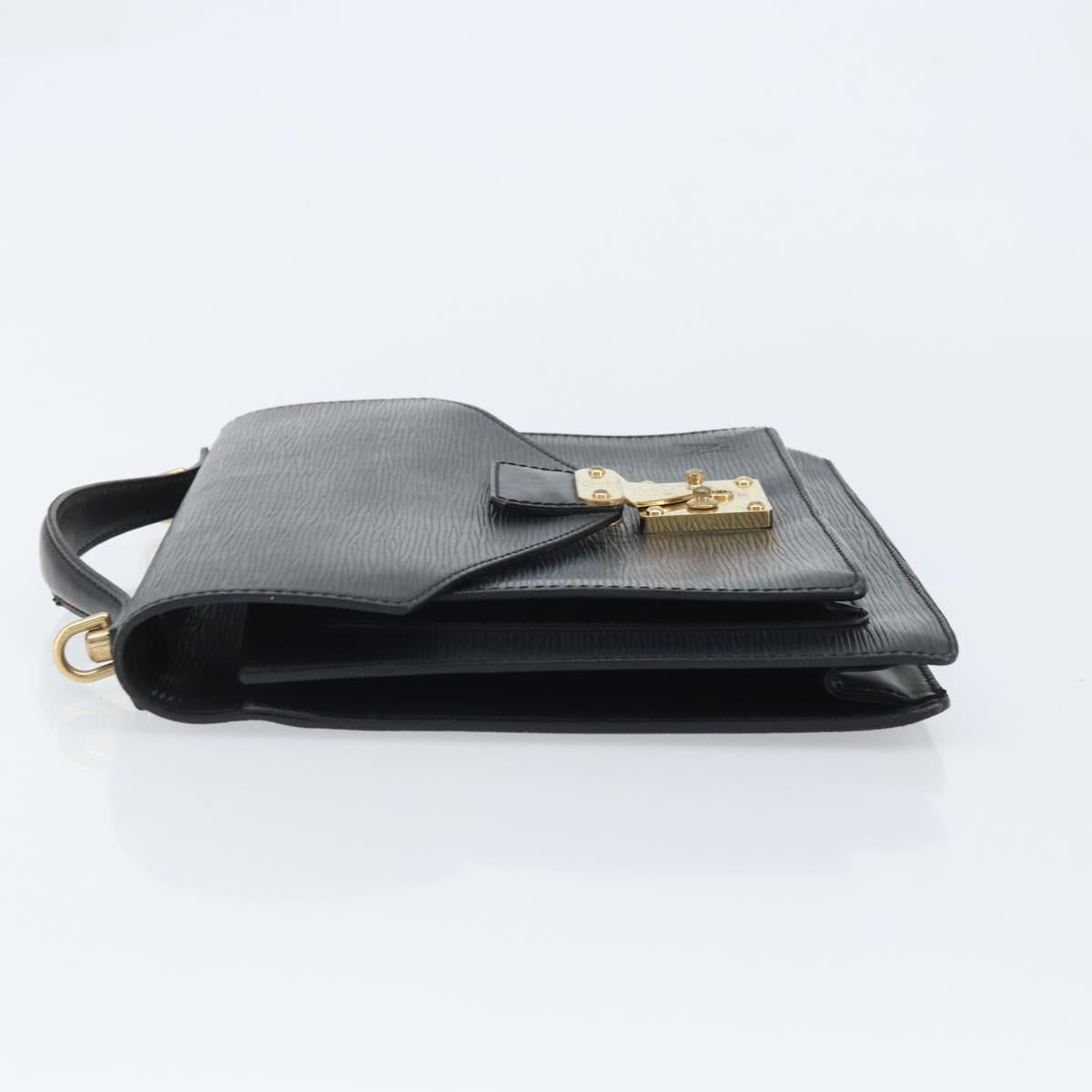 LOUIS VUITTON Epi Monceau 28 Hand Bag Black M52122 LV Auth BA11749