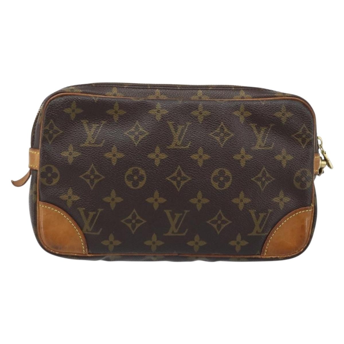 LOUIS VUITTON Monogram Marly Dragonne GM Clutch Bag M51825 LV Auth BA11750