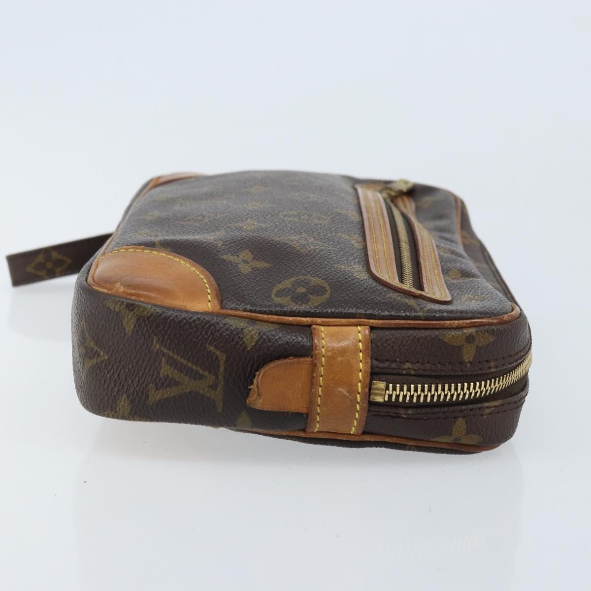 LOUIS VUITTON Monogram Marly Dragonne GM Clutch Bag M51825 LV Auth BA11750