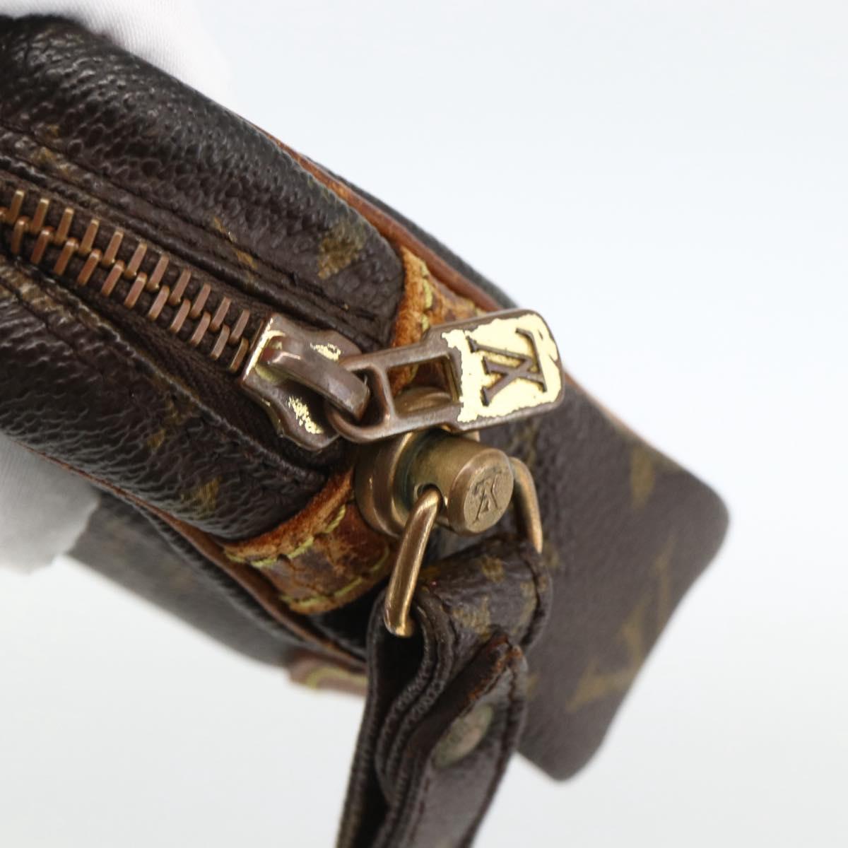 LOUIS VUITTON Monogram Marly Dragonne PM Clutch Bag M51827 LV Auth BA11753