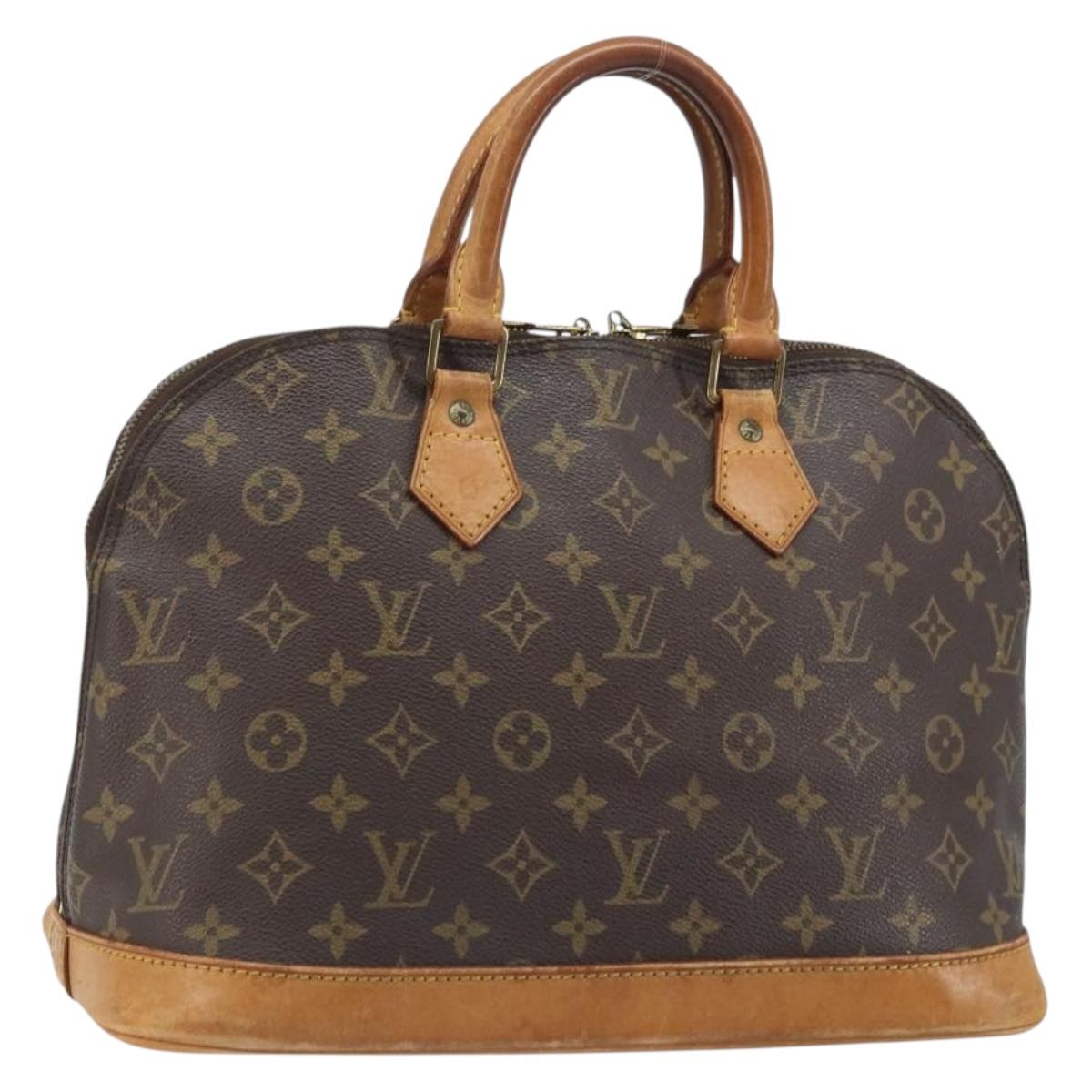 LOUIS VUITTON Monogram Alma Hand Bag M51130 LV Auth BA11756