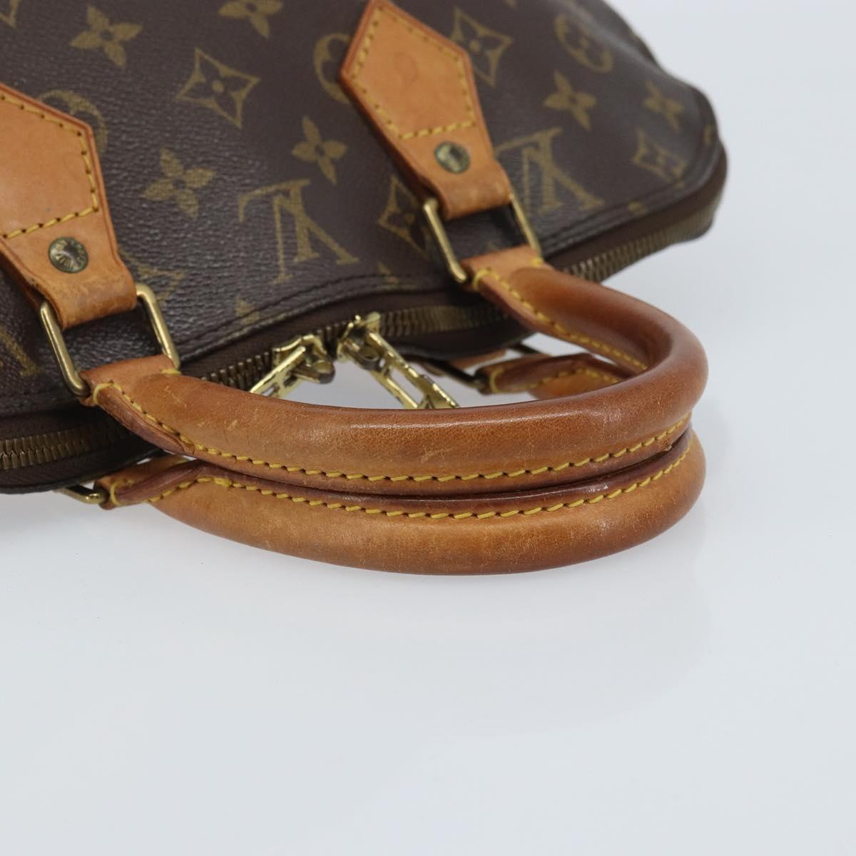 LOUIS VUITTON Monogram Alma Hand Bag M51130 LV Auth BA11756