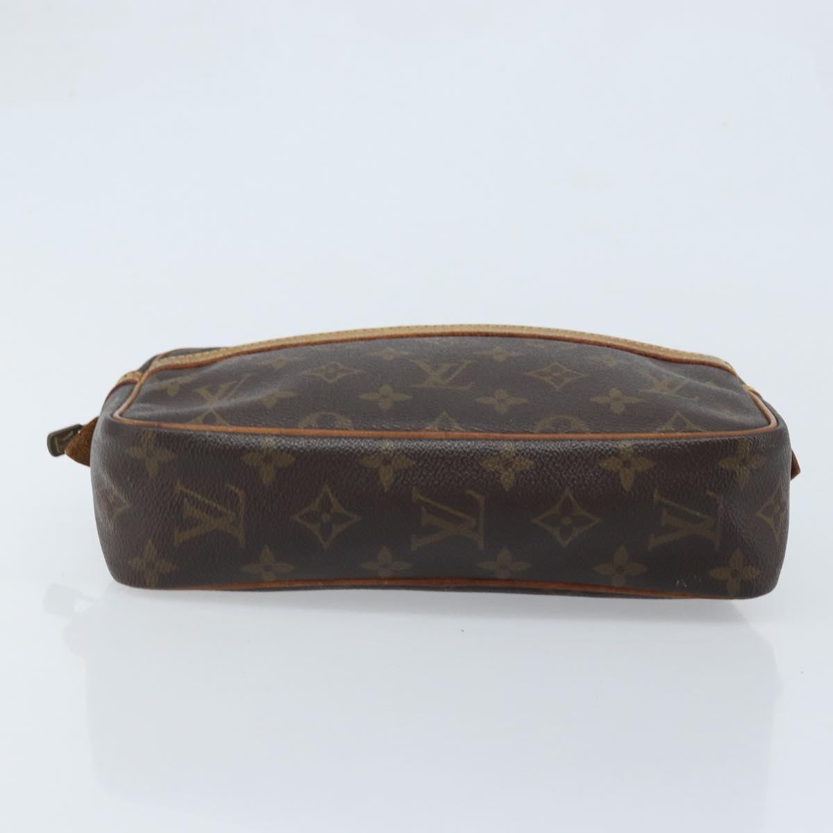 LOUIS VUITTON Monogram Compiegne 23 Clutch Bag M51847 LV Auth BA11757